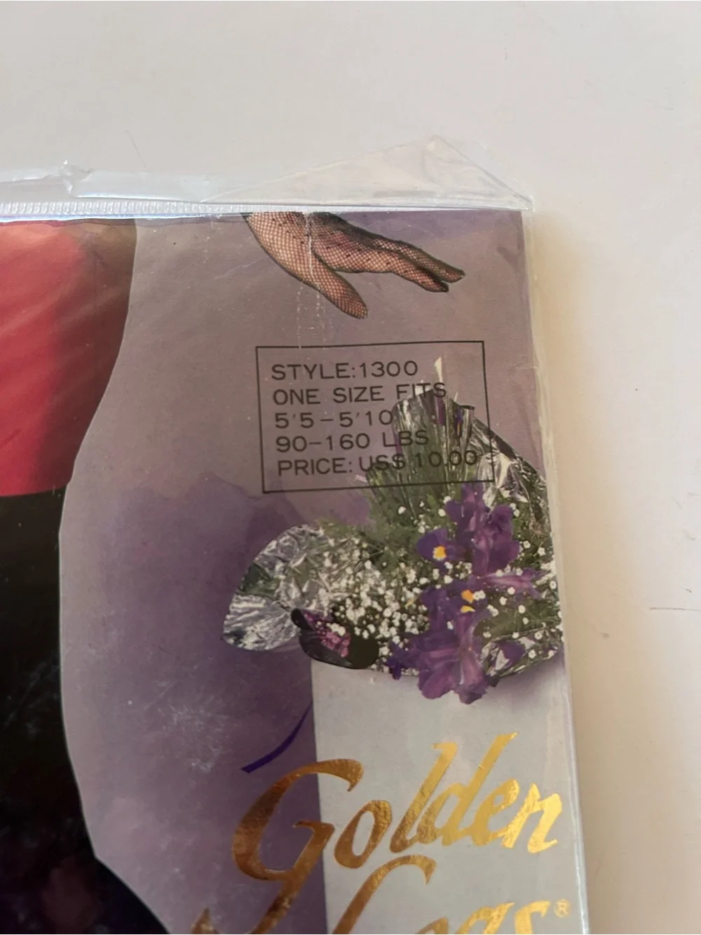 Spirit Sheer Tan 'Bite Me' Tights & Black Lace Hem Leggings Set